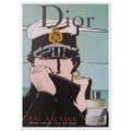 Dior Eau Sauvage Captain Vintage Poster