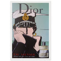 Dior Eau Sauvage Captain Vintage Poster