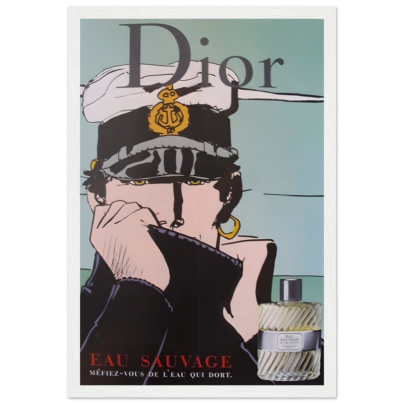 Dior Eau Sauvage Captain Vintage Poster