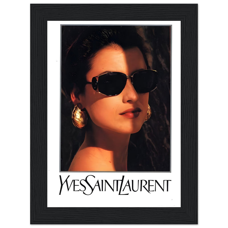 Yves Saint Laurent Vintage Poster