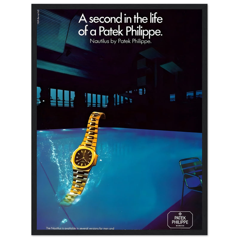 Patek Philippe A Second In the Life Vintage Poster