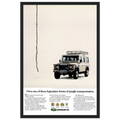Land Rover Defender Vintage Poster