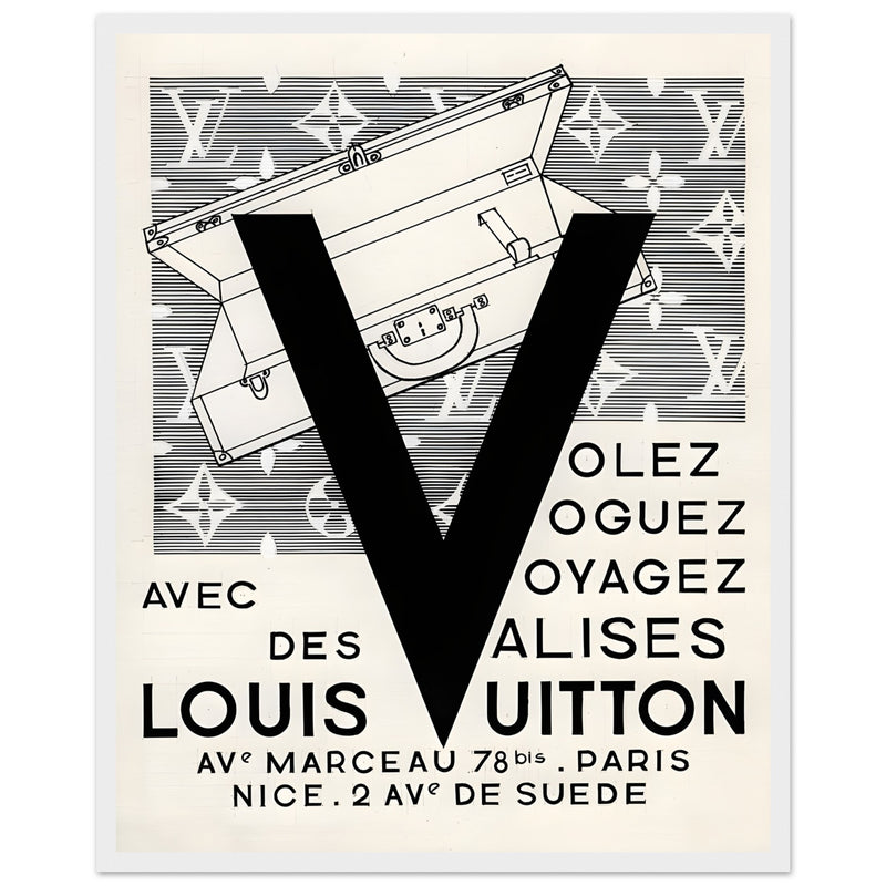 Louis Vuitton Nice, Paris Vintage Poster Ad