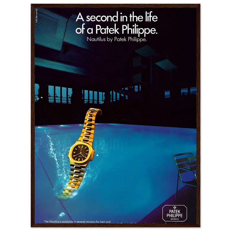 Patek Philippe A Second In the Life Vintage Poster