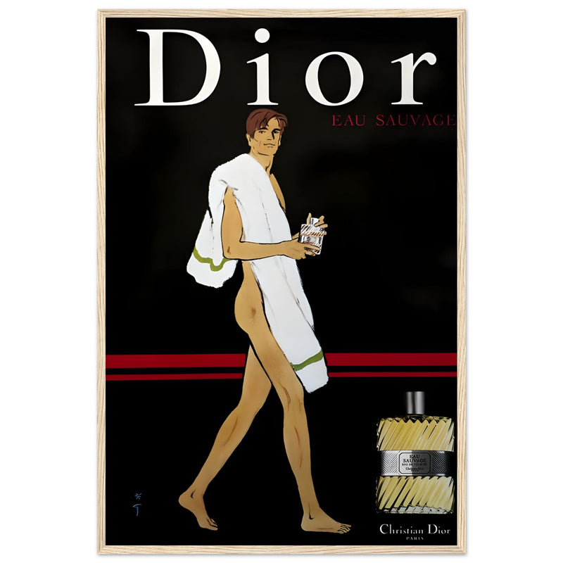 Dior Eau Sauvage Man Vintage Poster Ad