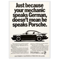 Porsche - German Speaking Vintage Poster