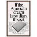 Wall Street Journal Vintage Poster Ad - American Dream Diary