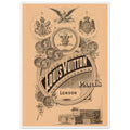 Louis Vuitton London Paris Vintage Poster Ad
