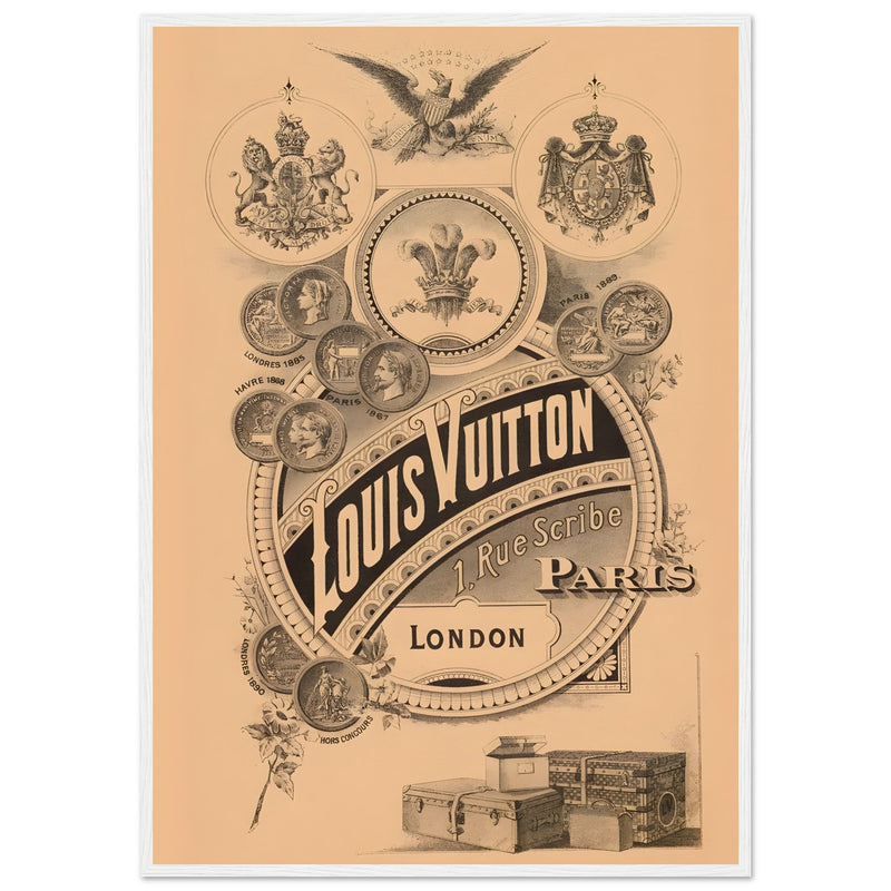 Louis Vuitton London Paris Vintage Poster Ad