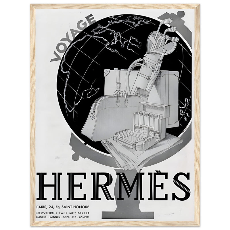 Hermes Voyage Vintage Poster