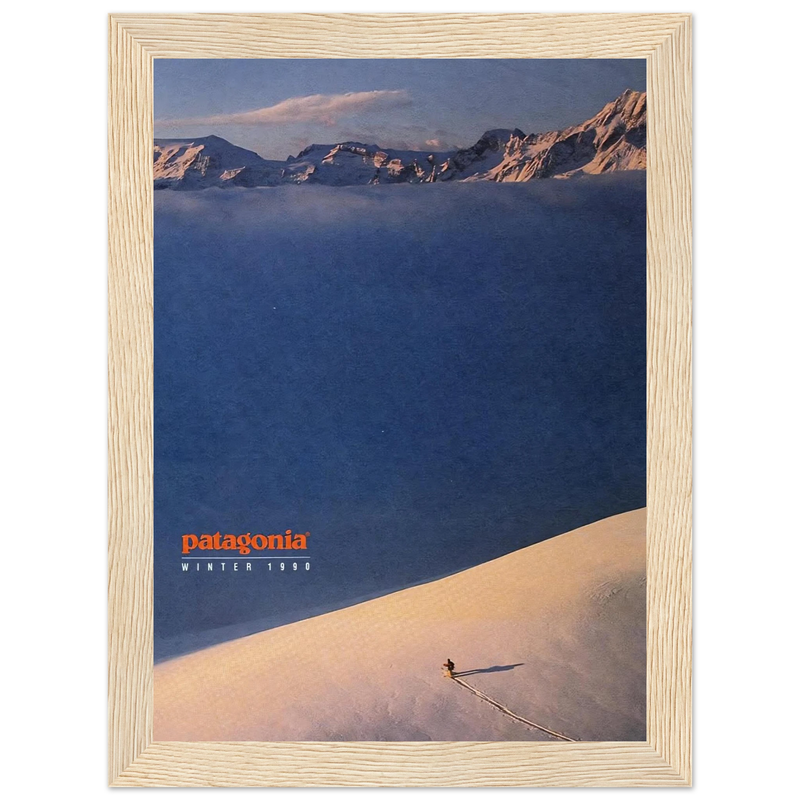 Patagonia Vintage Poster Ad - Winter 1990