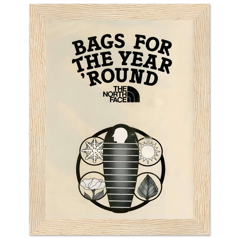 The North Face Sleeping Bags Vintage Poster