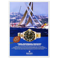 Rolex Submariner Offshore Champions Vintage Poster Ad