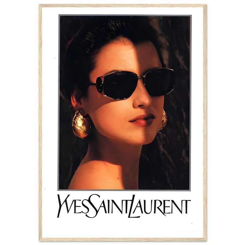 Yves Saint Laurent Vintage Poster