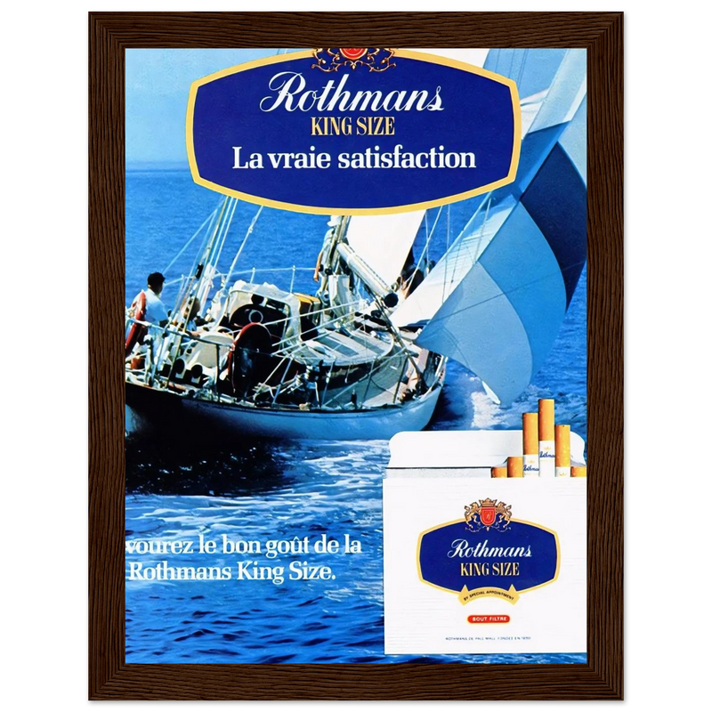 Rothman Vintage Poster - King Size Satisfaction