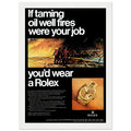 Rolex Day-Date Vintage Poster Ad