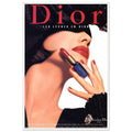 Christian Dior Woman Vintage Poster Ad