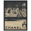 Chanel Vintage Poster Ad - 1950s