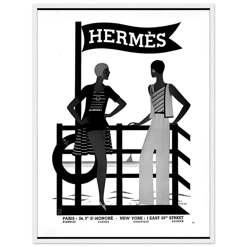 Hermes Flag Vintage Poster Ad