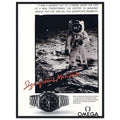 Omega Moon Vintage Poster Ad