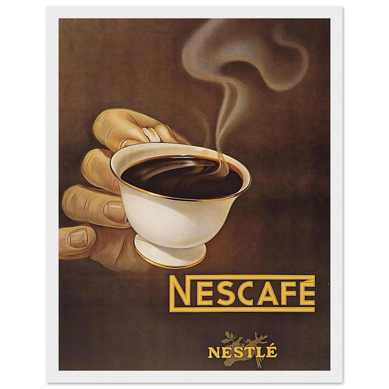 Nestle Nescafe Vintage Poster