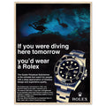 Rolex Oyster Perpetual Vintage Poster - Premium Matte