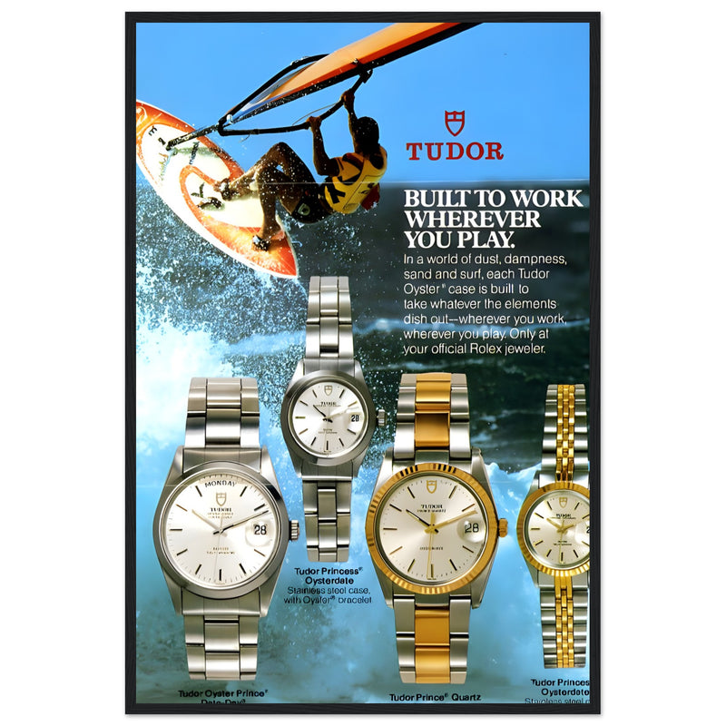 Tudor Vintage Poster Ad