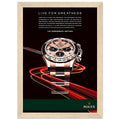 Rolex Live For Greatness Vintage Poster Ad