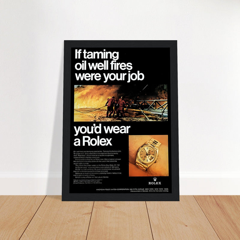 Rolex Day-Date Vintage Poster Ad