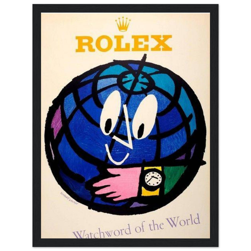 Rolex Watchword of the World Vintage Poster Ad