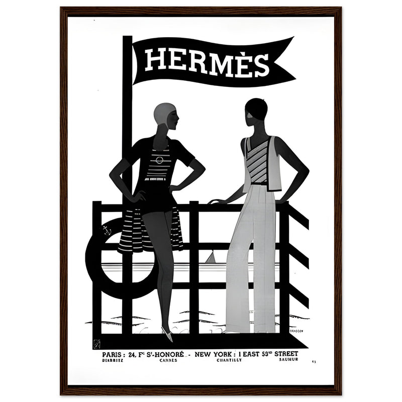 Hermes Flag Vintage Poster Ad