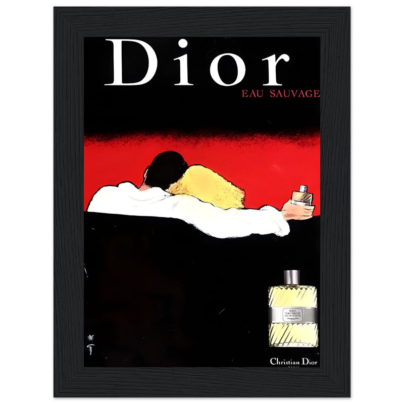 Dior Eau Sauvage Vintage Poster Ad