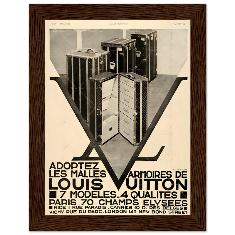 Louis Vuitton Paris Vintage Poster Ad