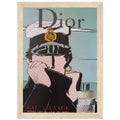 Dior Eau Sauvage Captain Vintage Poster