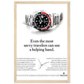 Rolex GMT Master Travel Vintage Poster Ad