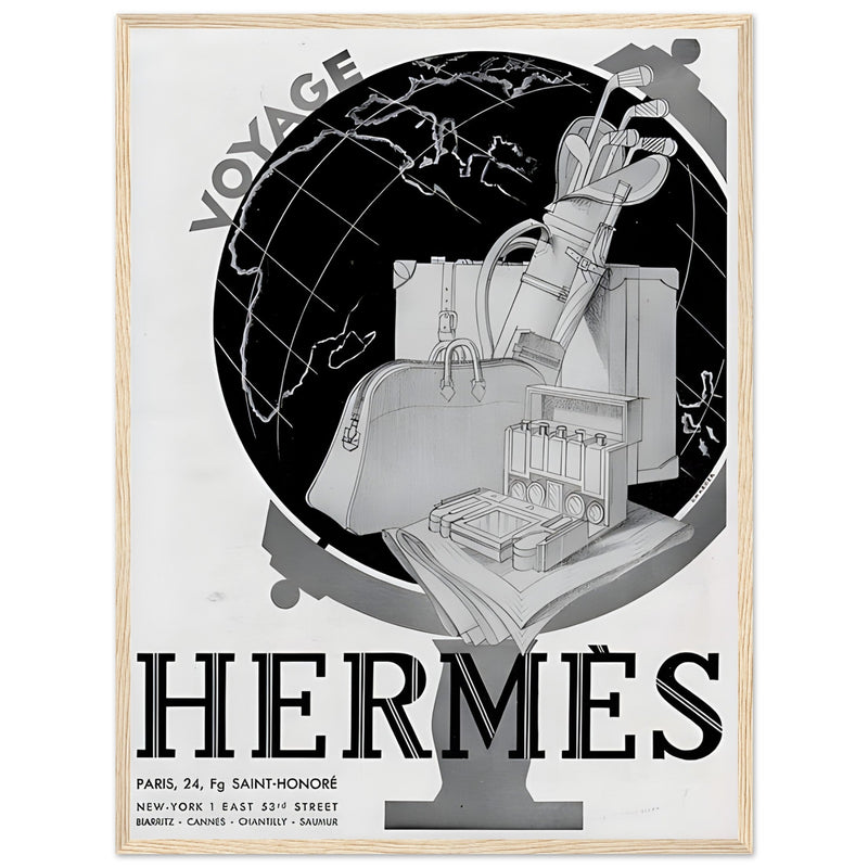 Hermes Voyage Vintage Poster