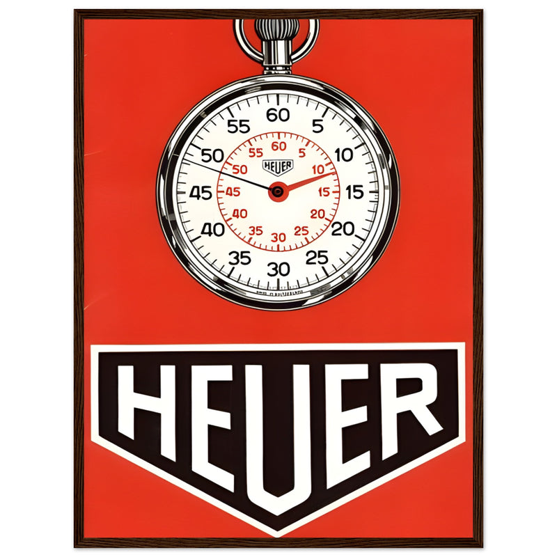 Heuer 1963 Vintage Poster Ad