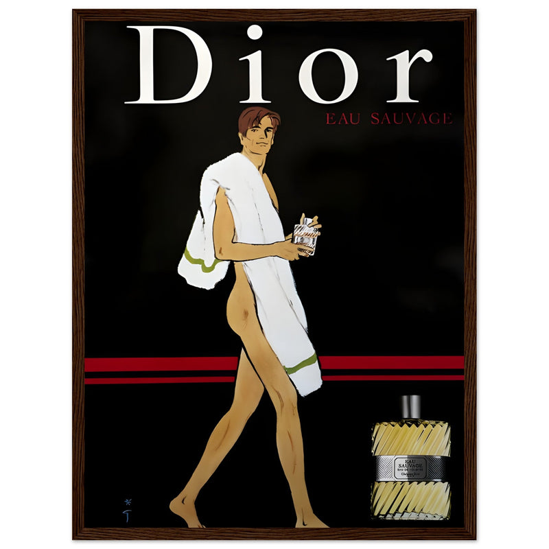 Dior Eau Sauvage Man Vintage Poster Ad