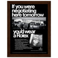 Rolex Datejust Geneva Vintage Poster Ad