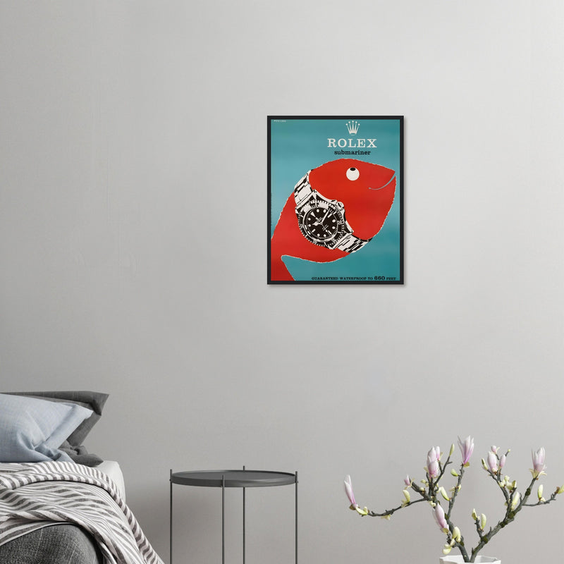 Rolex Submariner Vintage Poster Ad