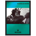 Rolex Submariner Diver Vintage Poster Ad