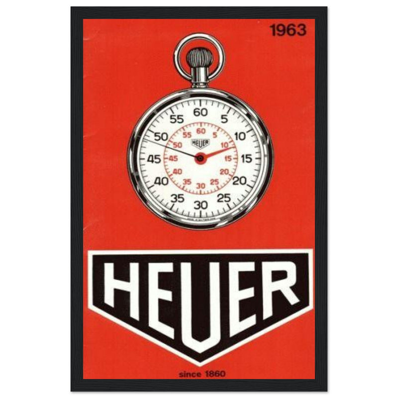 Heuer 1963 Vintage Poster Ad