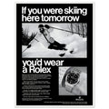 Rolex Ski Vintage Poster Ad