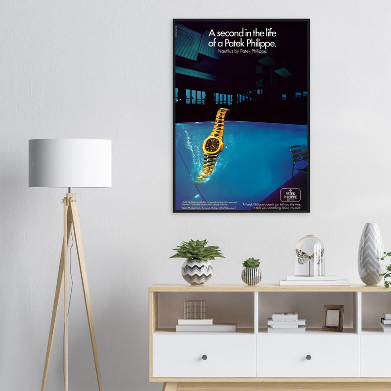 Patek Philippe A Second In the Life Vintage Poster