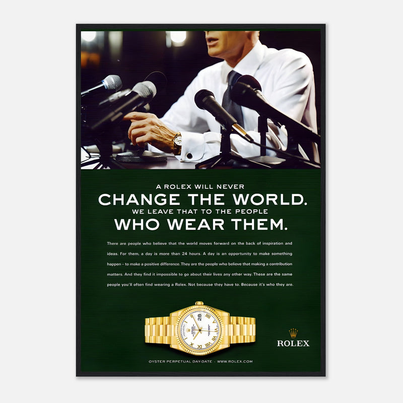 Rolex Day-Date Vintage Poster Ad
