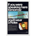 Rolex Day-Date UN Vintage Poster Ad
