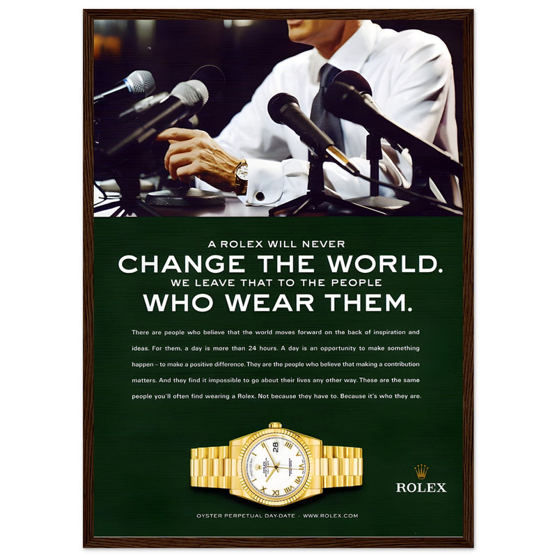 Rolex Day-Date Vintage Poster Ad