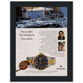 Rolex Yacht Submariner Vintage Poster Ad