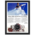 Rolex Alpine Gold Medal Sweep Vintage Poster