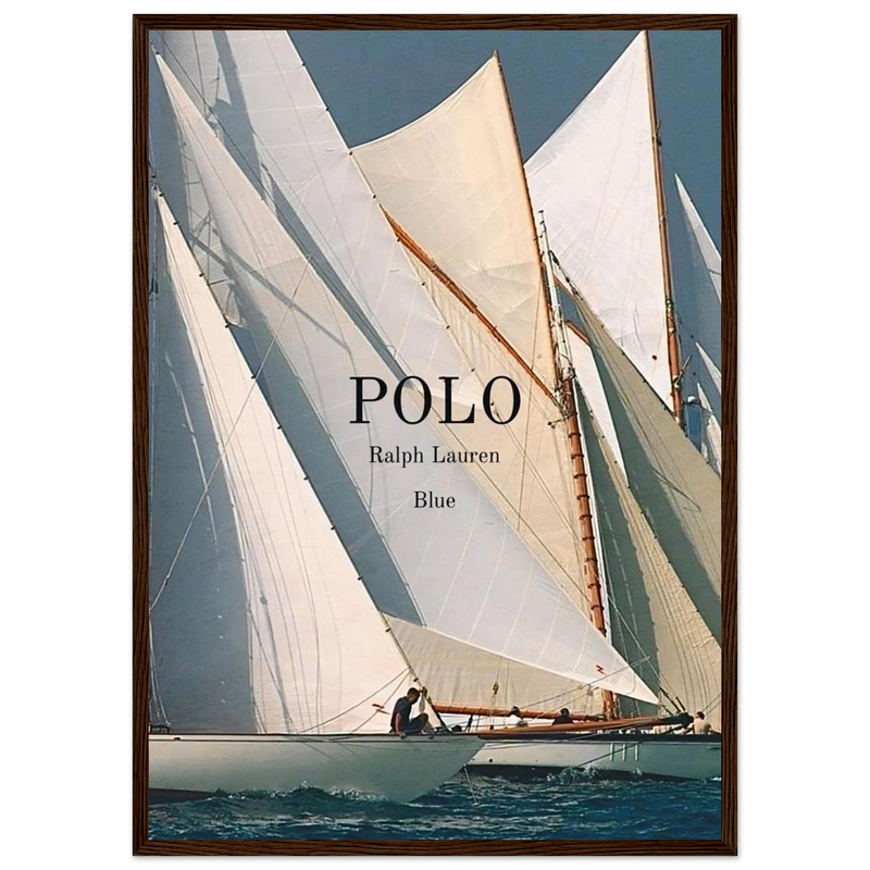 Polo Ralph Lauren Vintage Ad Poster - Polo Blue